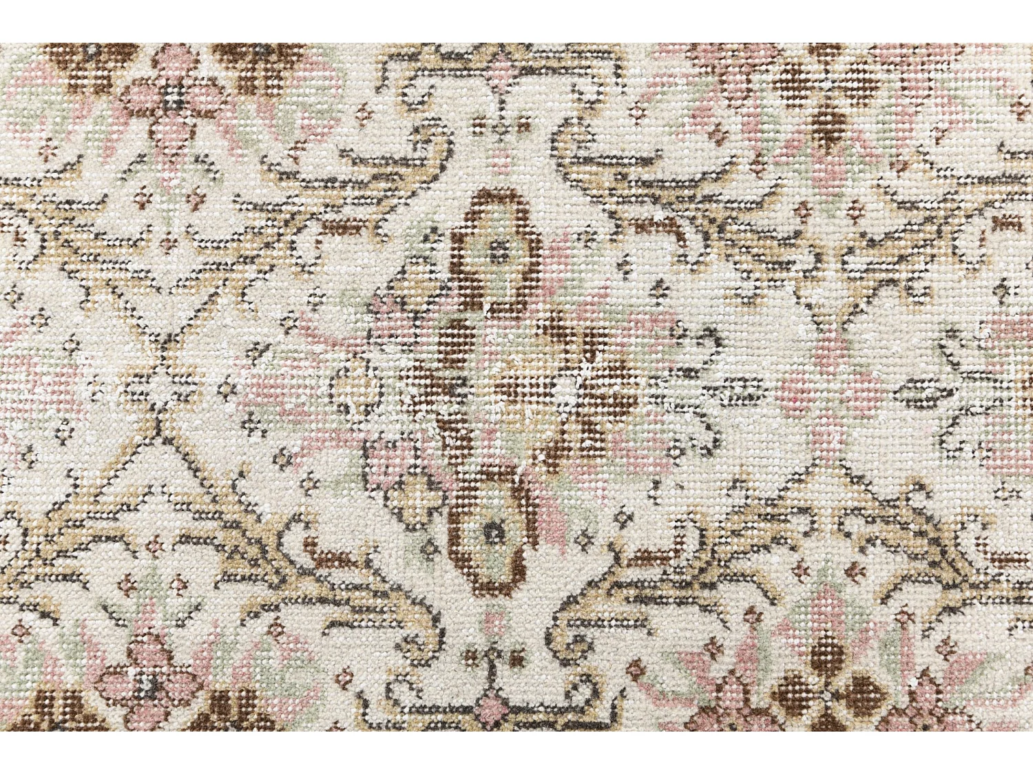 Tapis de laine 122x216 beige Ultra Vintage