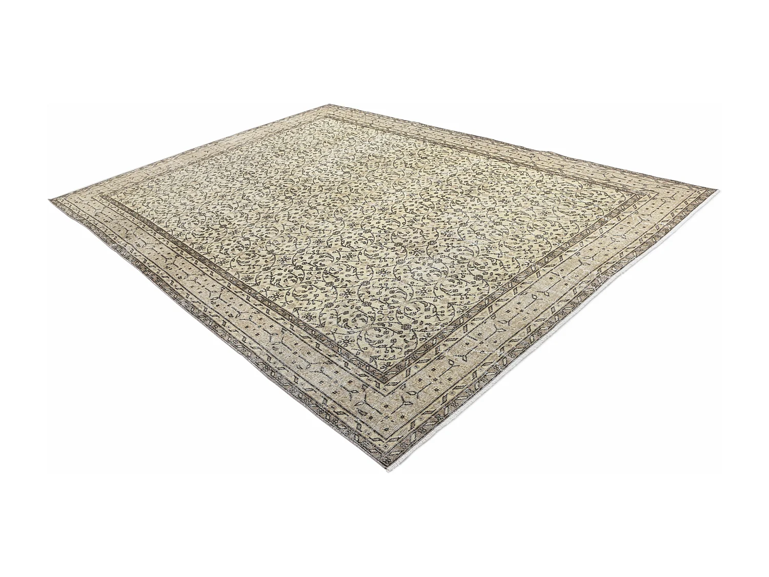 Tappeto in lana 236x318 marrone Ultra Vintage