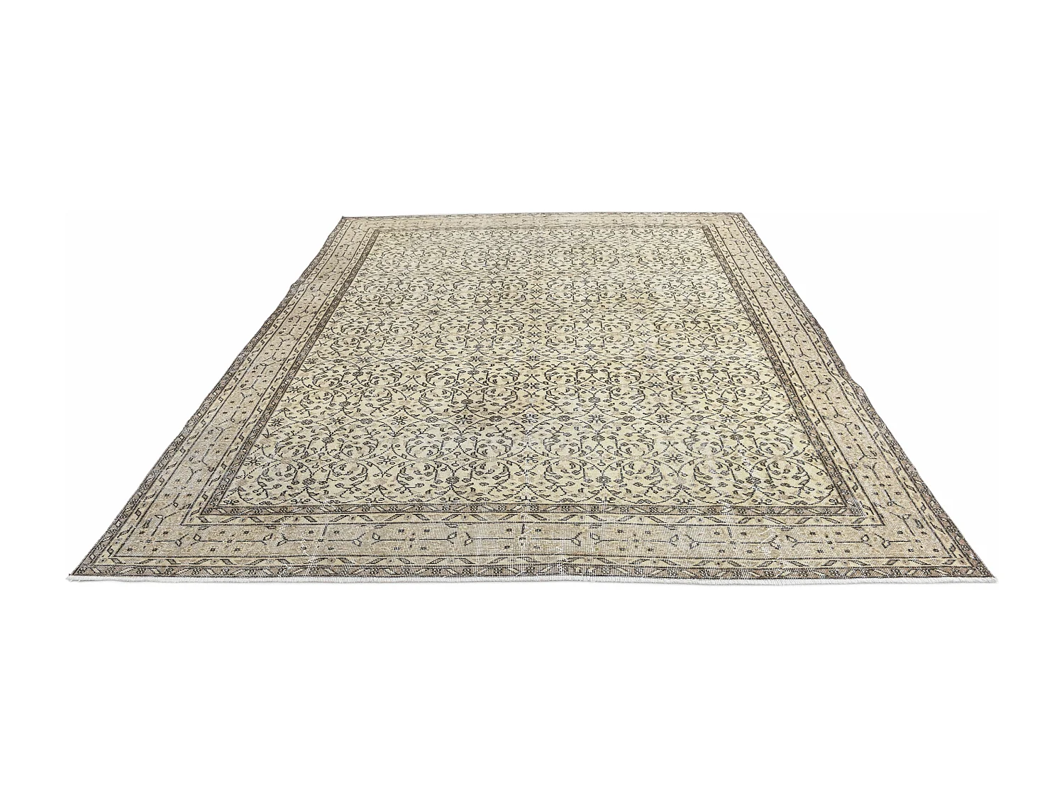 Tappeto in lana 236x318 marrone Ultra Vintage