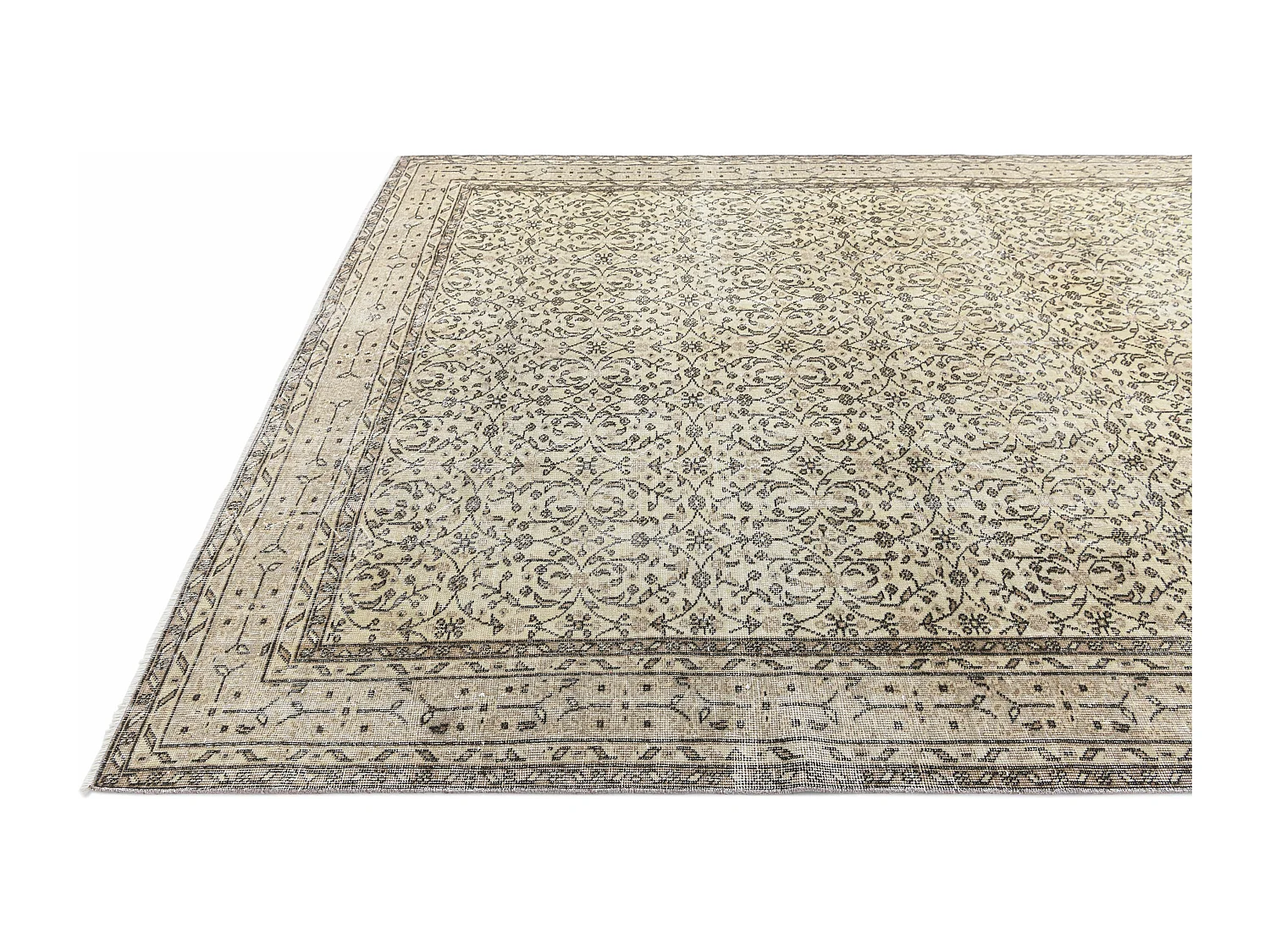 Tappeto in lana 236x318 marrone Ultra Vintage