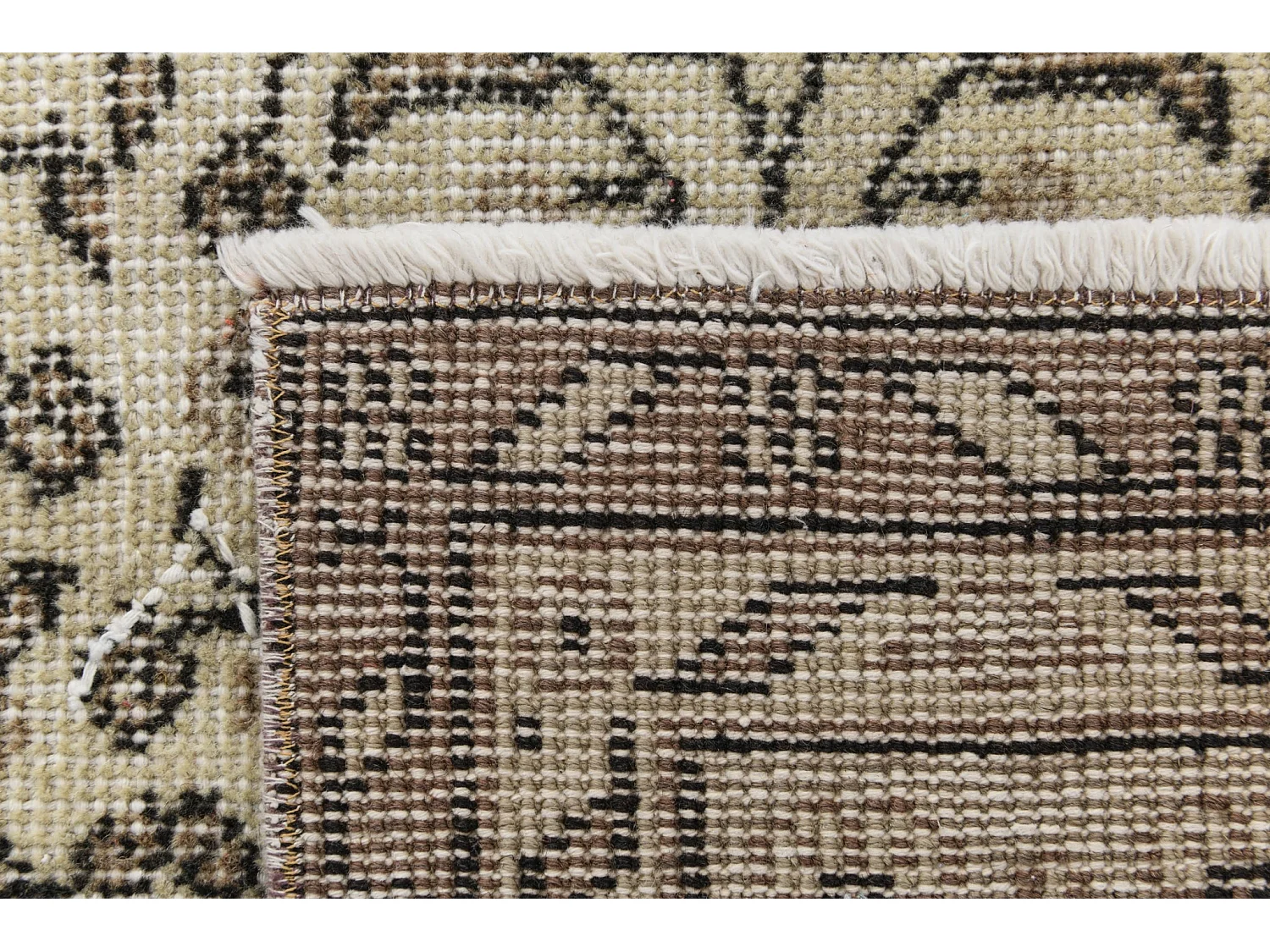 Tappeto in lana 236x318 marrone Ultra Vintage