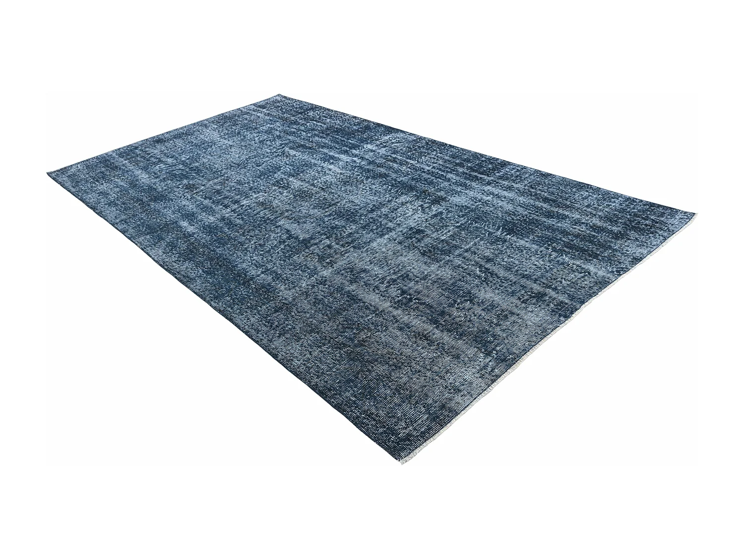 Tapis de laine 165x292 Bleu Ultra Vintage