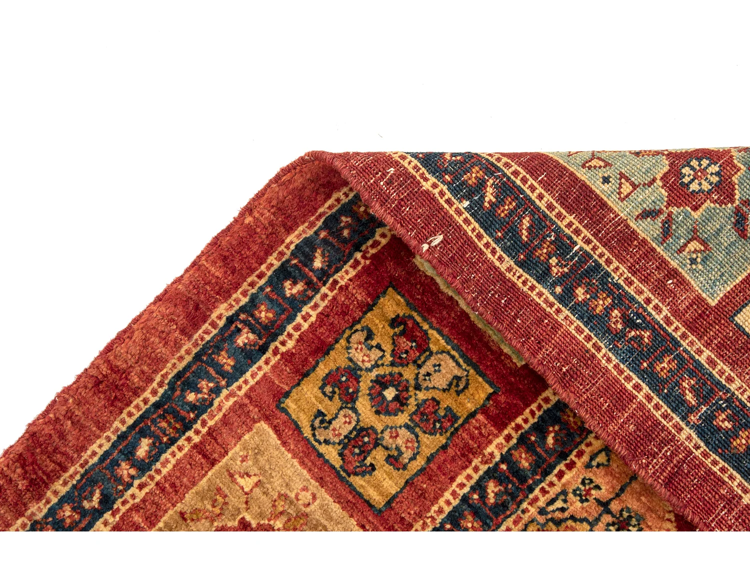 Wollteppich 109x157 Braun Kashkuli