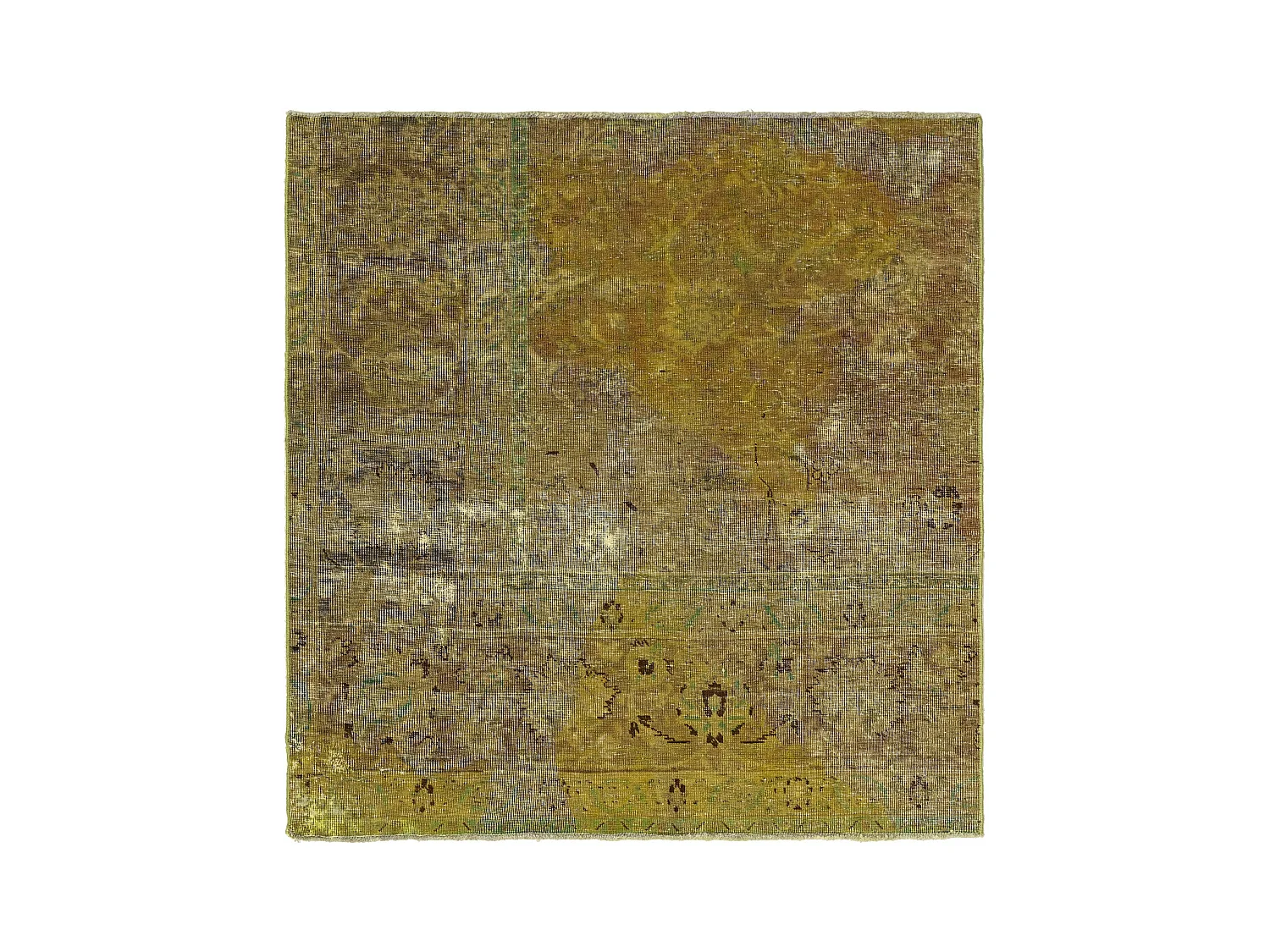 Tapis de laine 110x115 vert Vintage Royal
