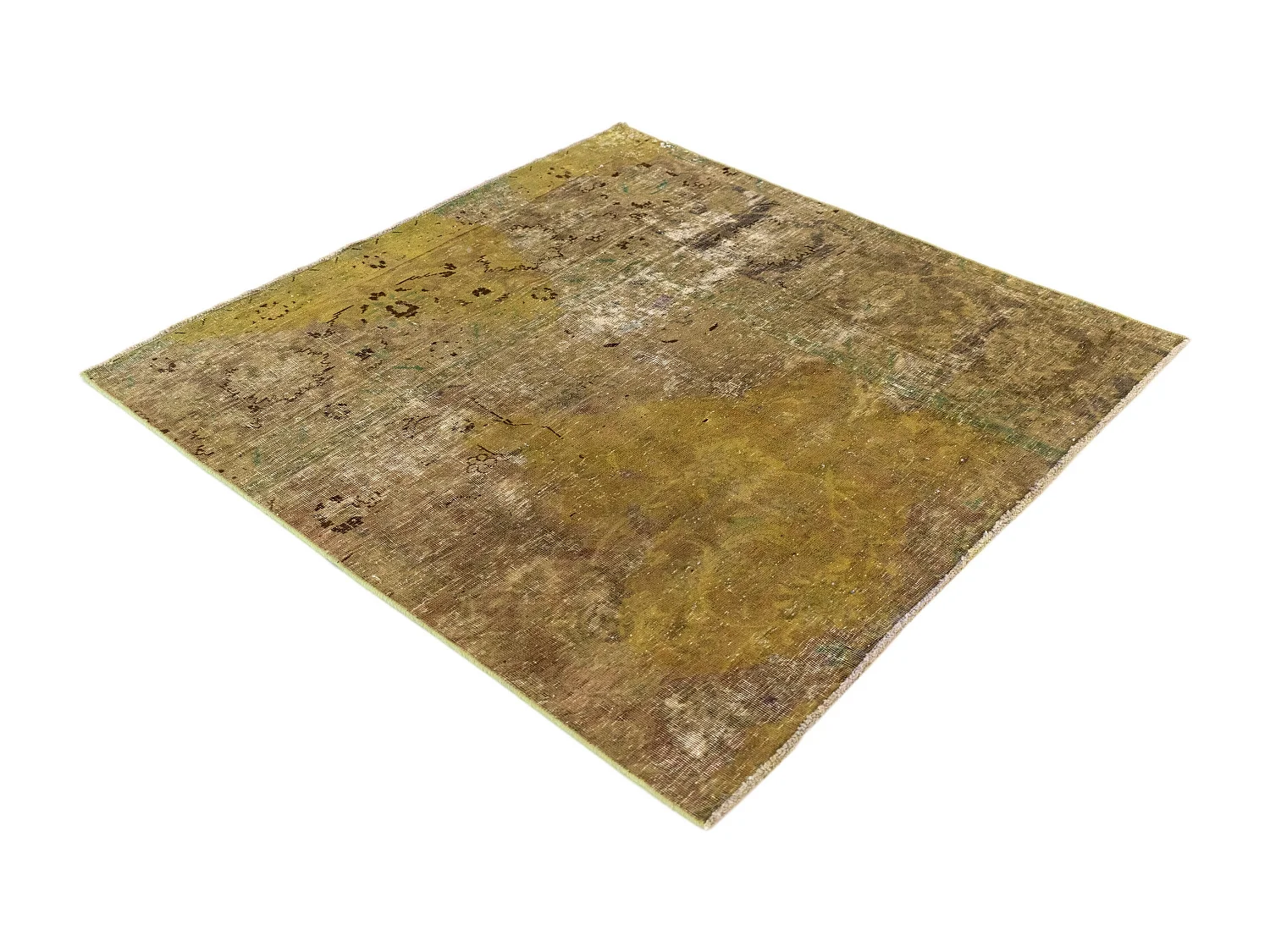 Tapis de laine 110x115 vert Vintage Royal