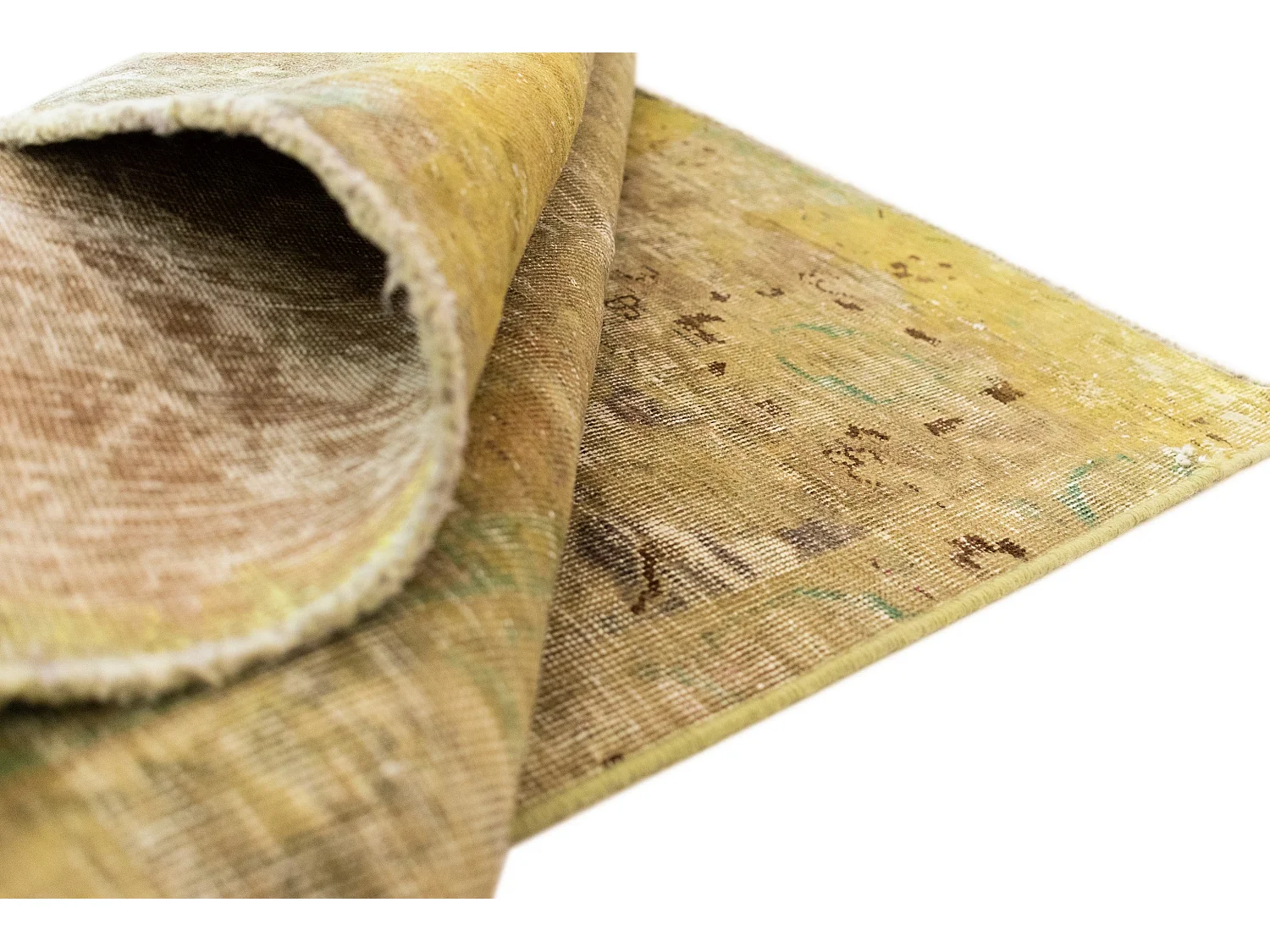 Tapis de laine 110x115 vert Vintage Royal