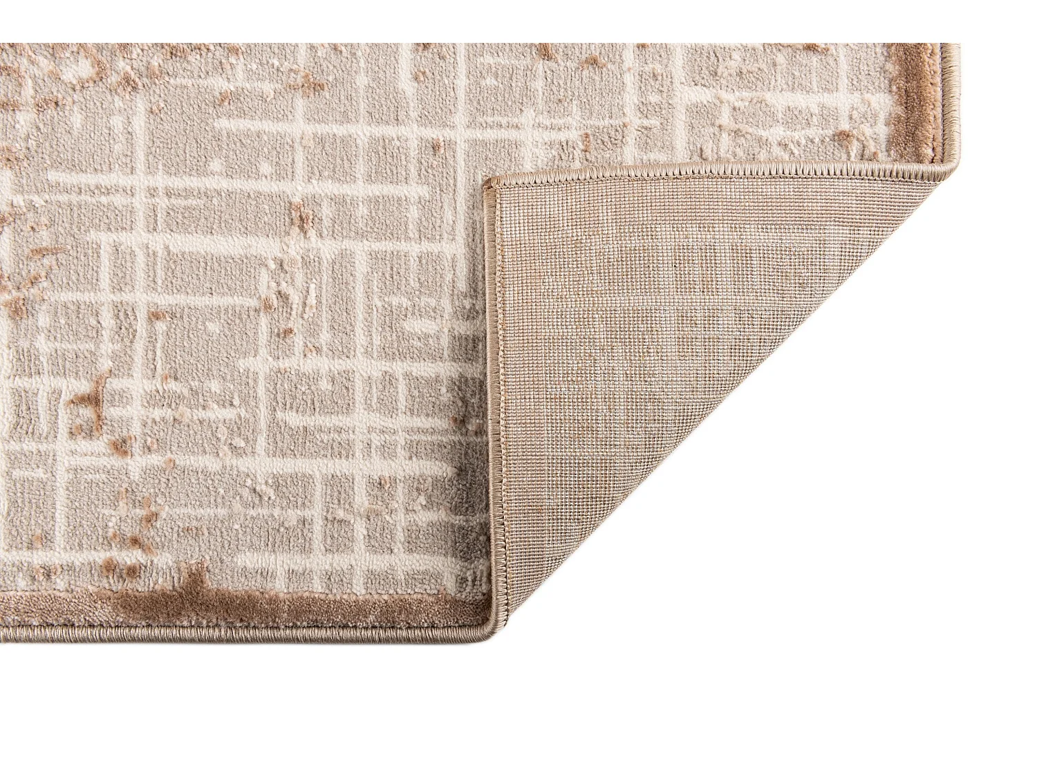 Tapis 185x185 beige Bern Shimmer