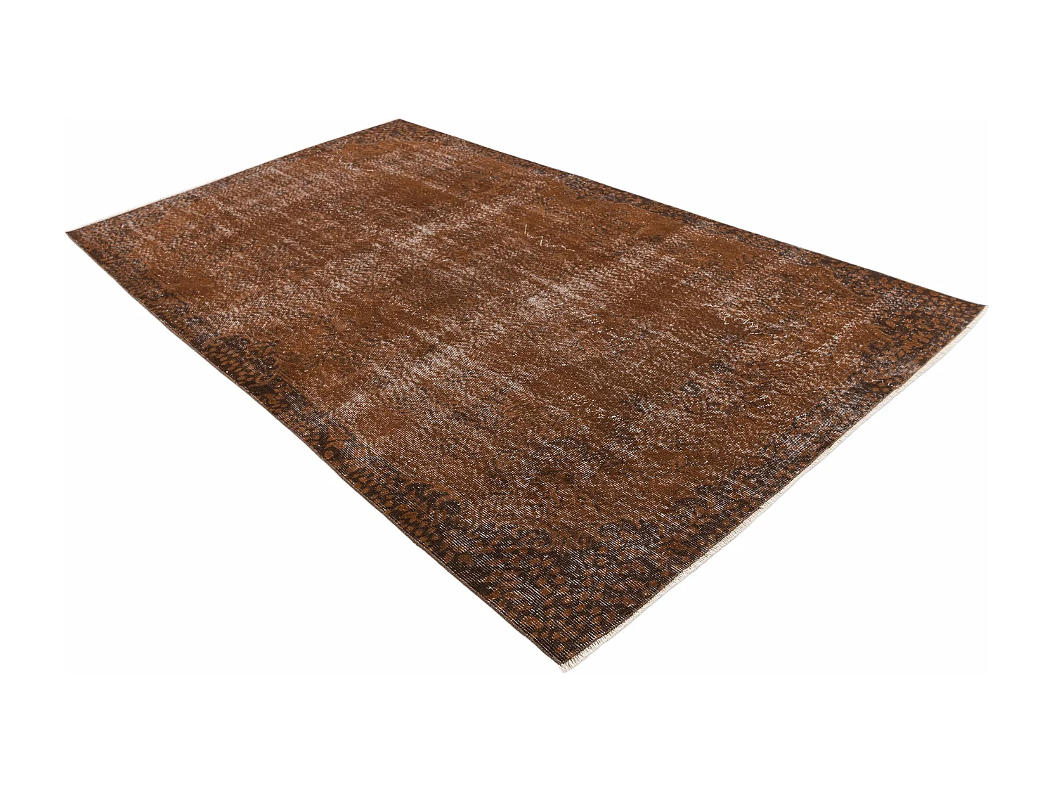 Tapis de laine 165x290 brun Ultra Vintage