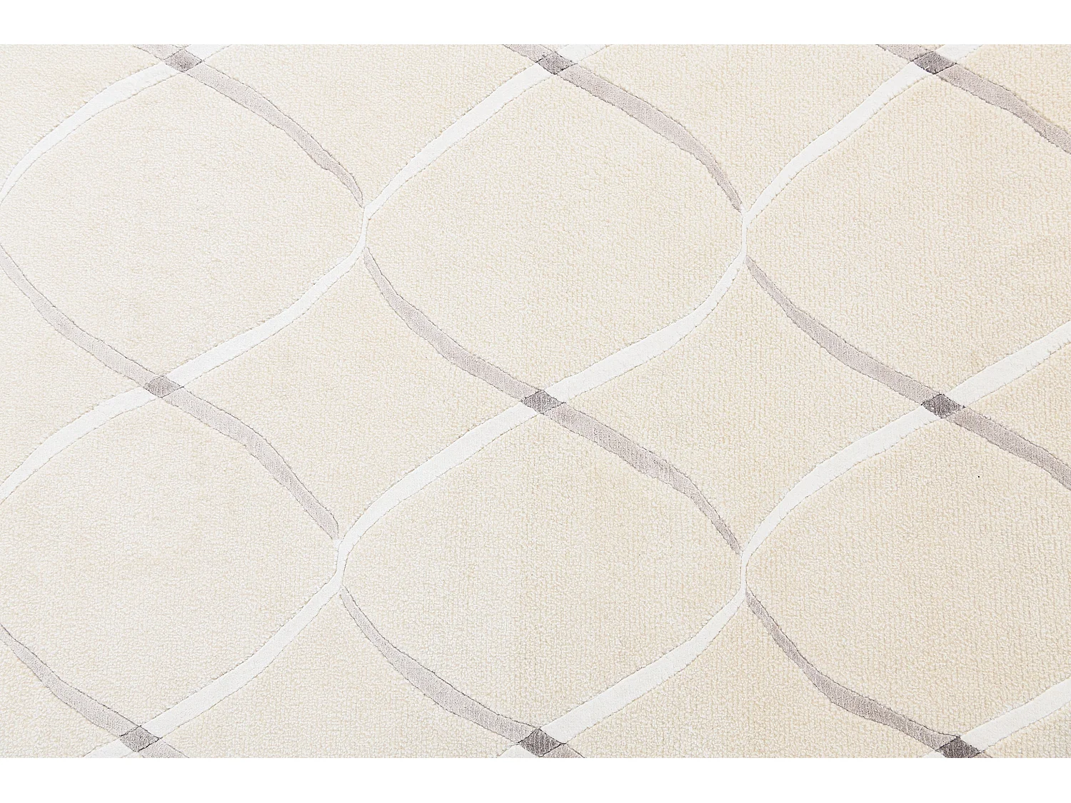 Tapis de laine 165x239 beige Darya