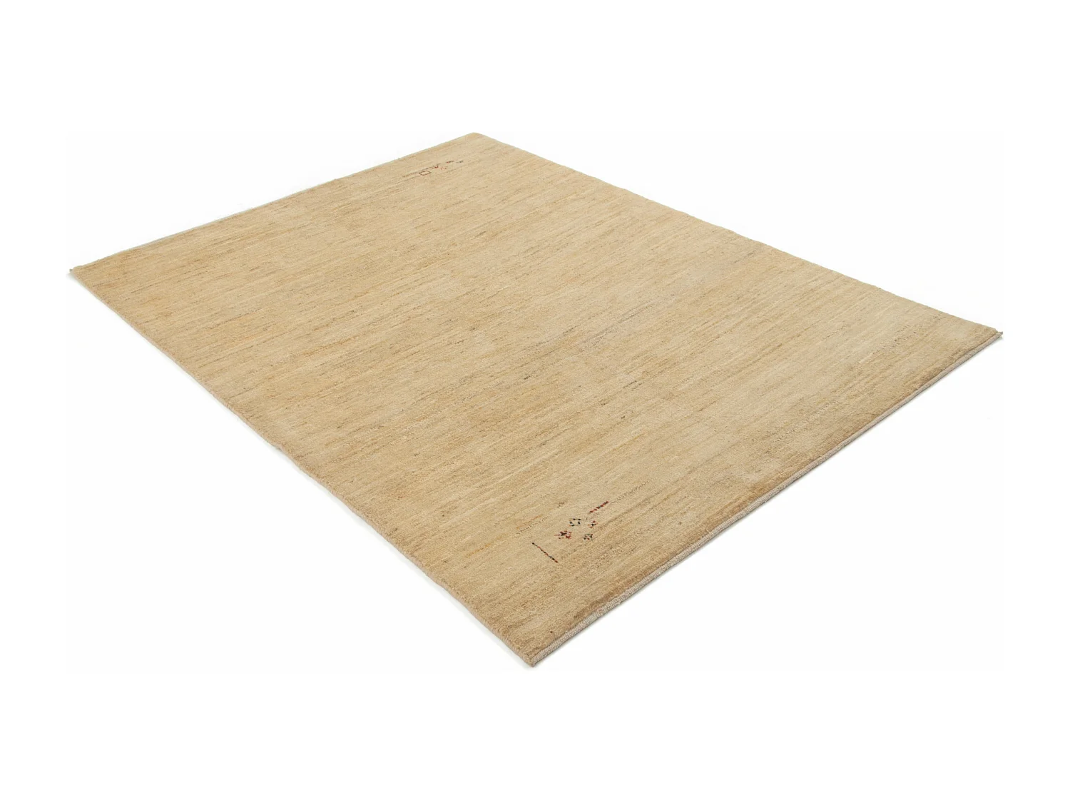 Tapis de laine 149x199 beige Gabbeh