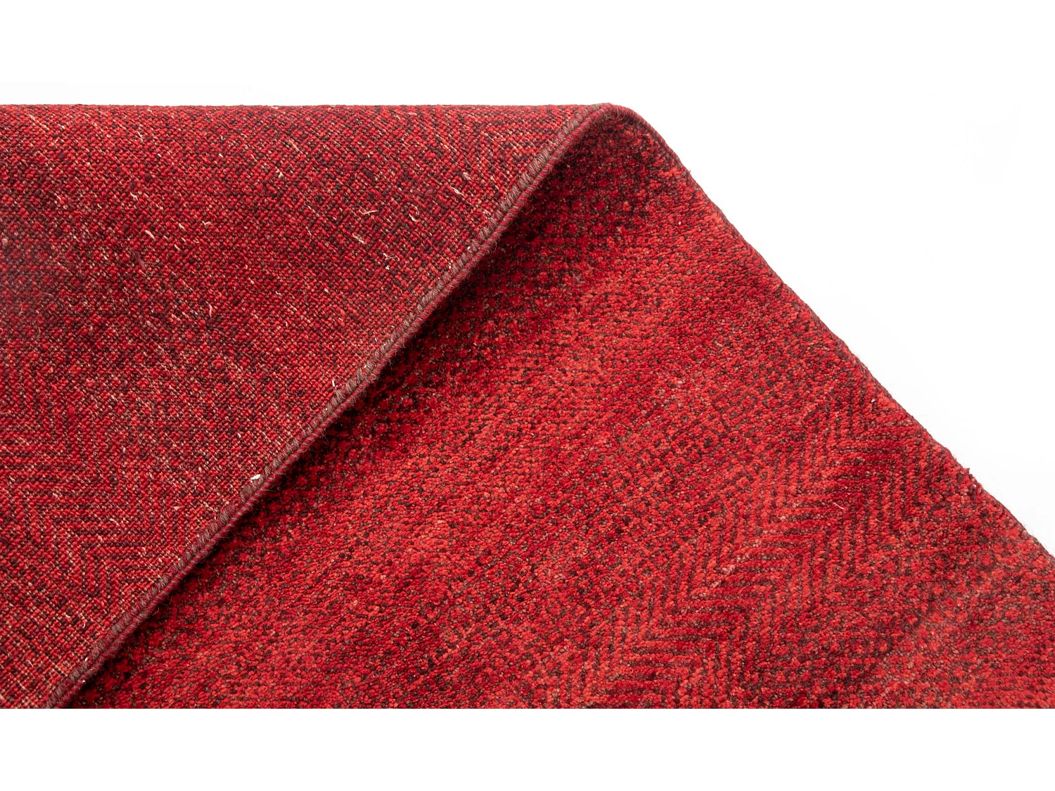 Wollteppich 141x196 Rot Juma