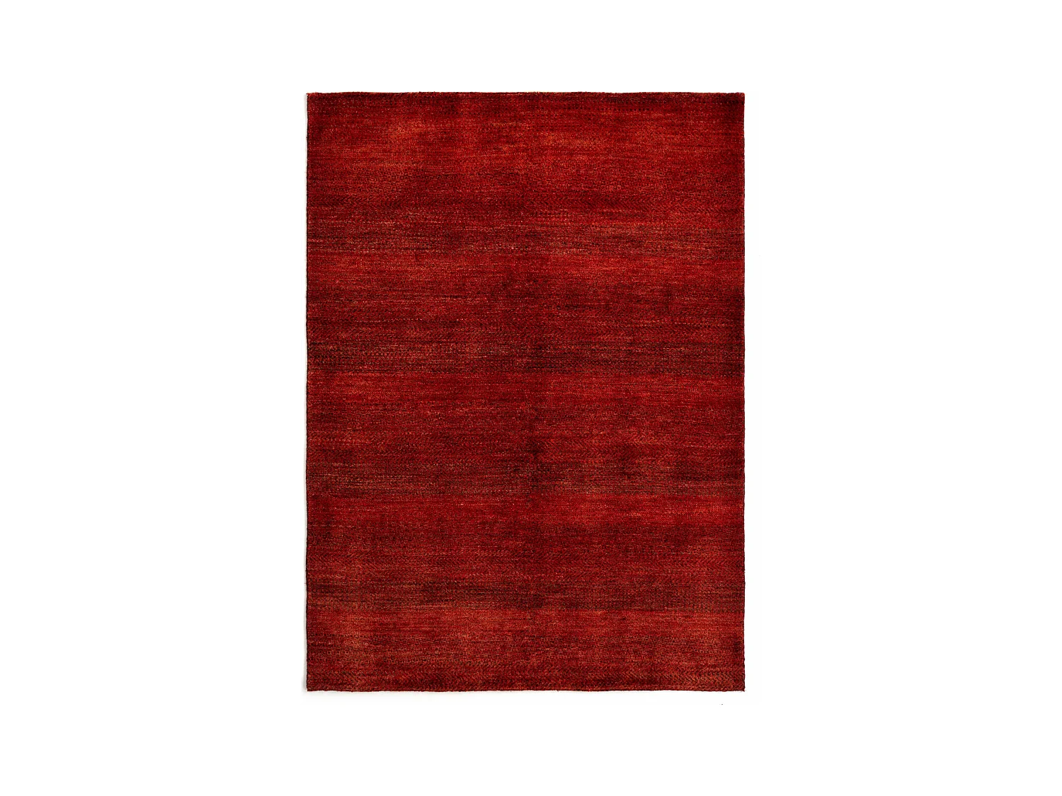 Tapis de laine 141x196 rouge Juma