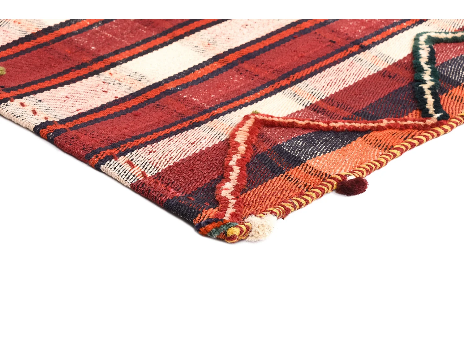 Wollteppich 144x201 Rot Jajim