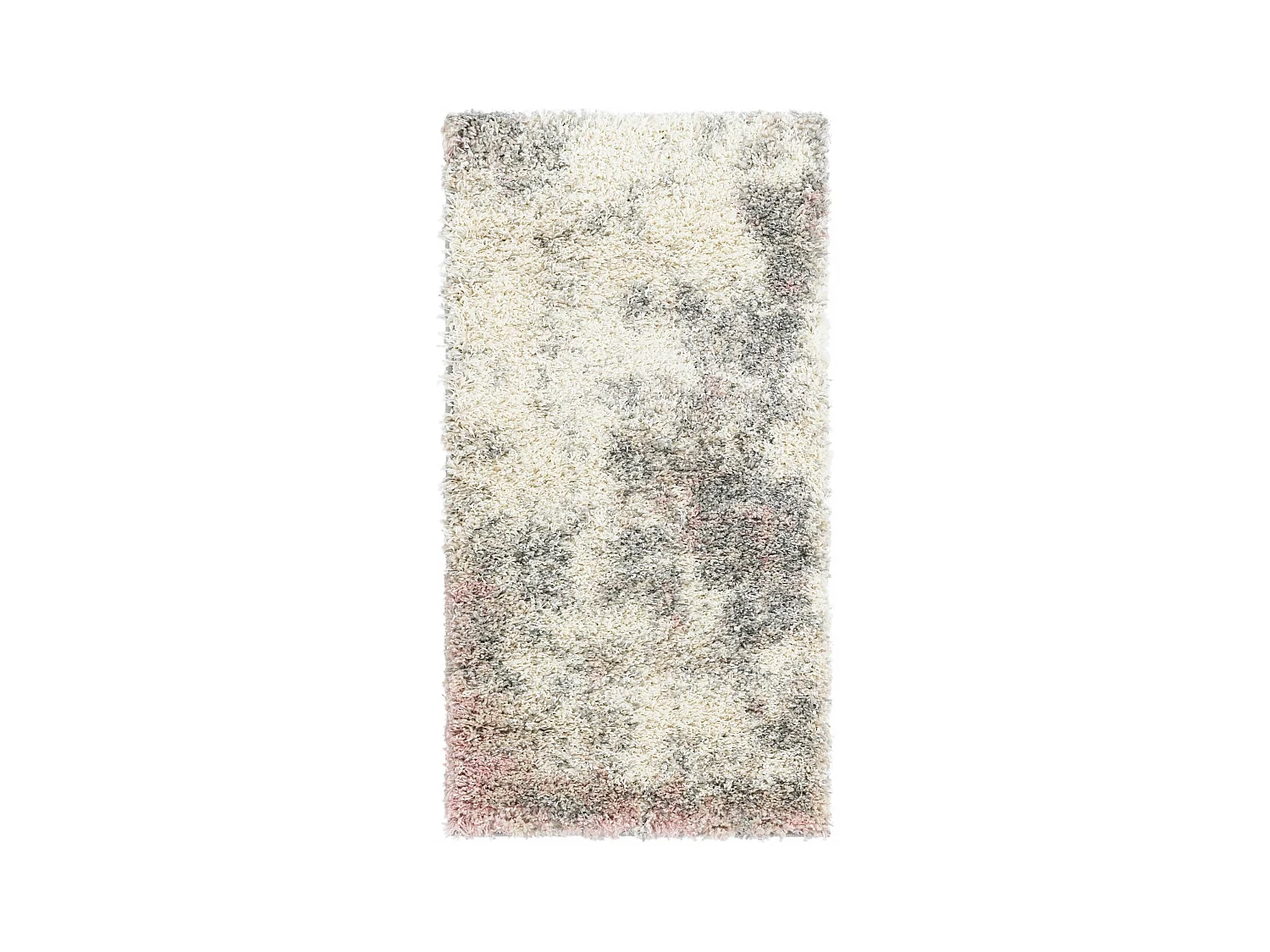 Hochflorteppich 62x185 Beige - Rosa Lachen Haze