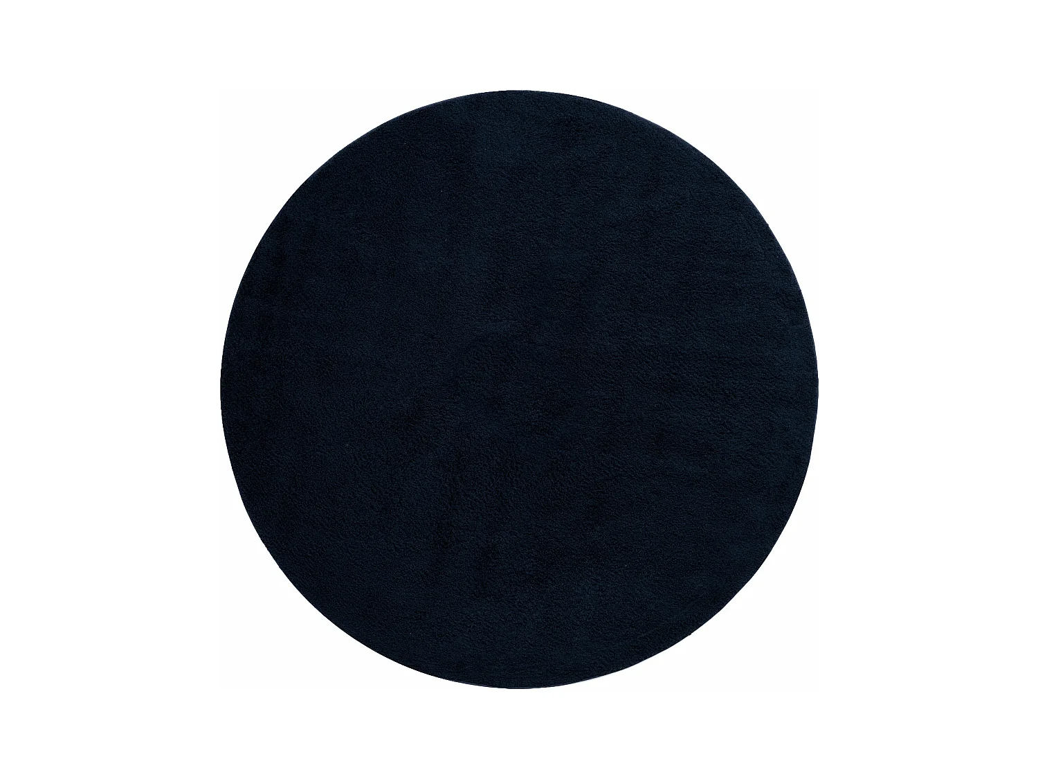 Tapis shaggy 185x185 nuit bleue Luzern