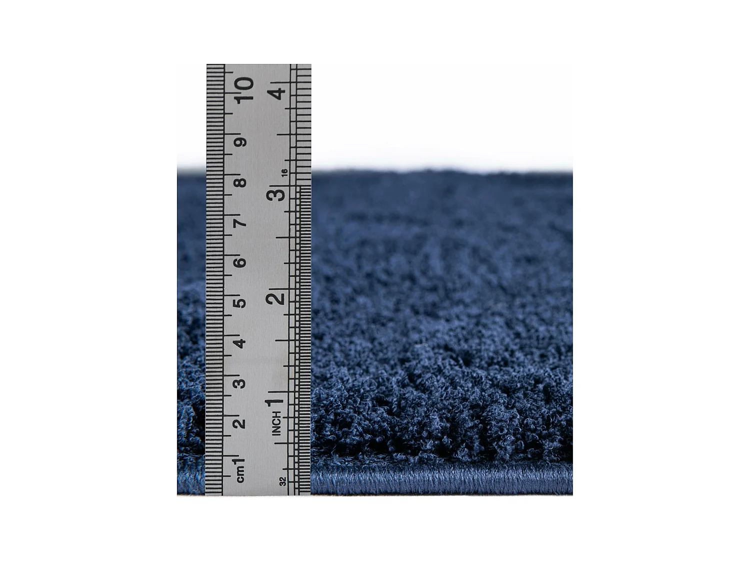 Hoogpolig tapijt 185x185 NachtBlauw Luzern