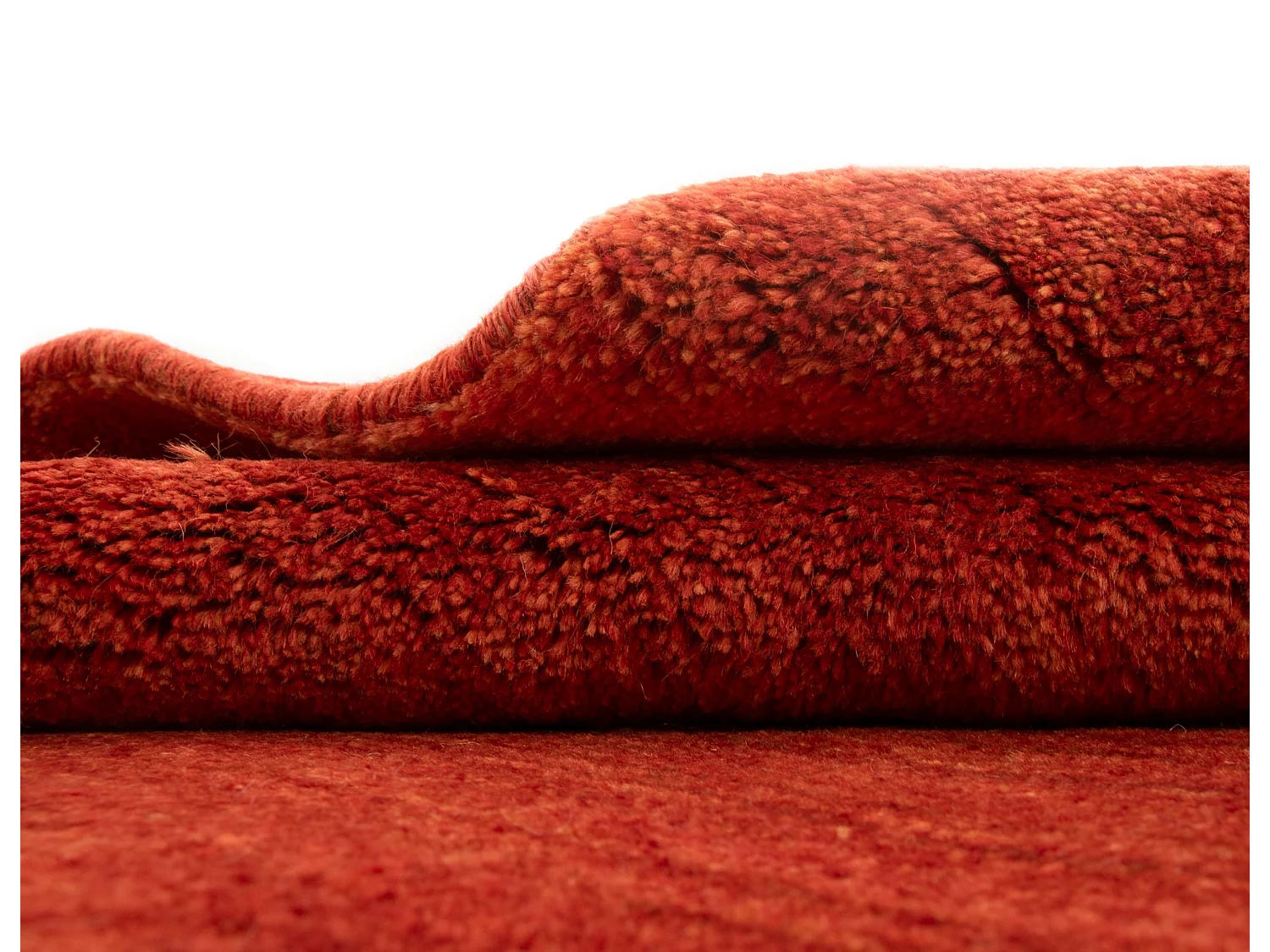 Tappeto in lana 121x150 rosso Gabbeh