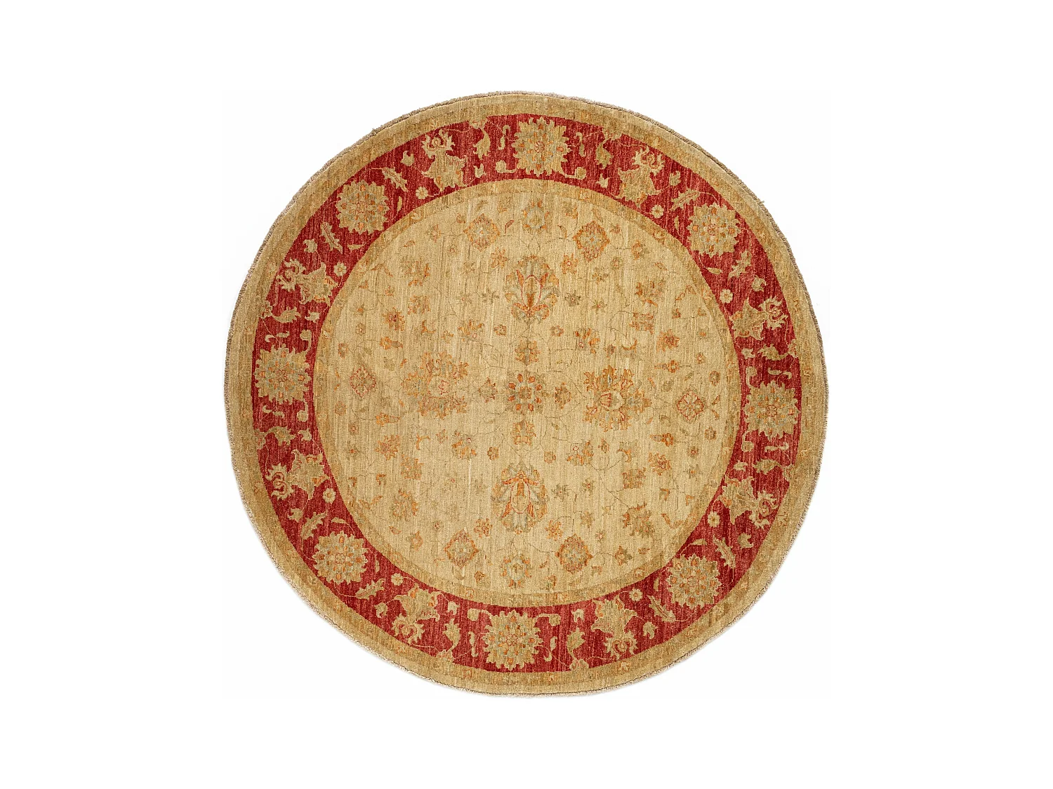 Tappeto in lana 195x199 beige Kaizar