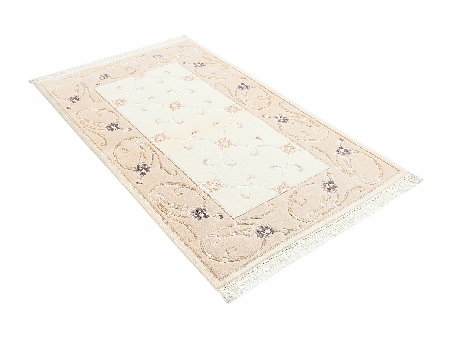 Wollteppich 91x152 Beige Darya