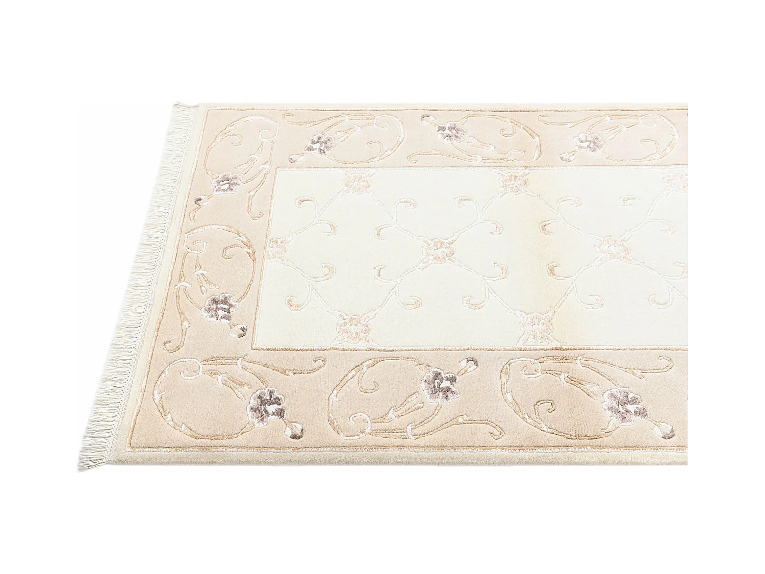 Wollteppich 91x152 Beige Darya