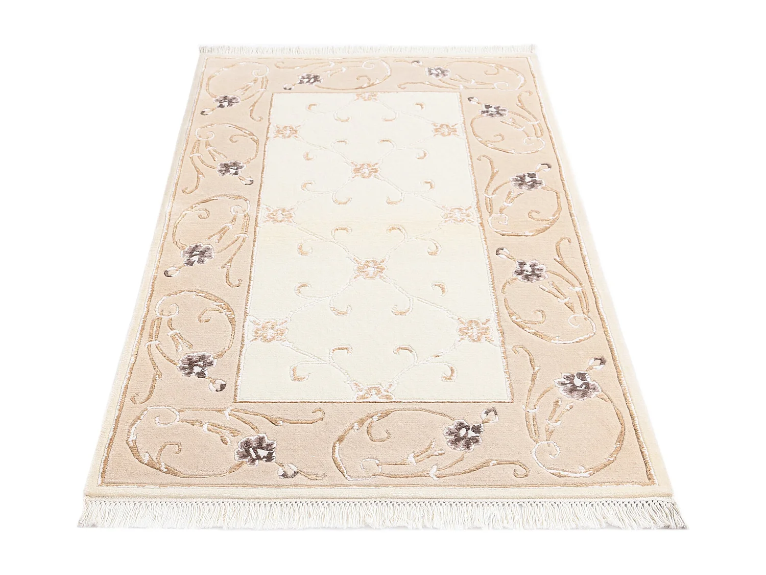 Tapis de laine 91x152 beige Darya