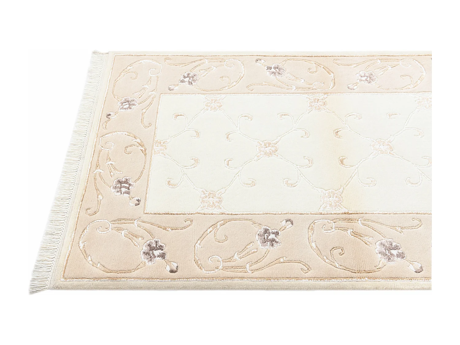Tapis de laine 91x152 beige Darya