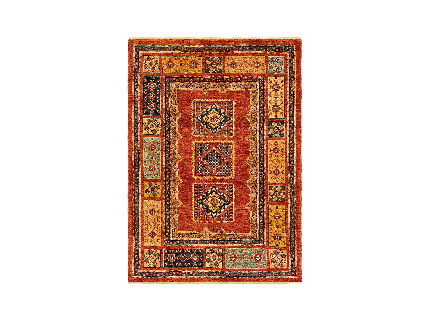 Tapis de laine 116x1517 rouge Kashkuli