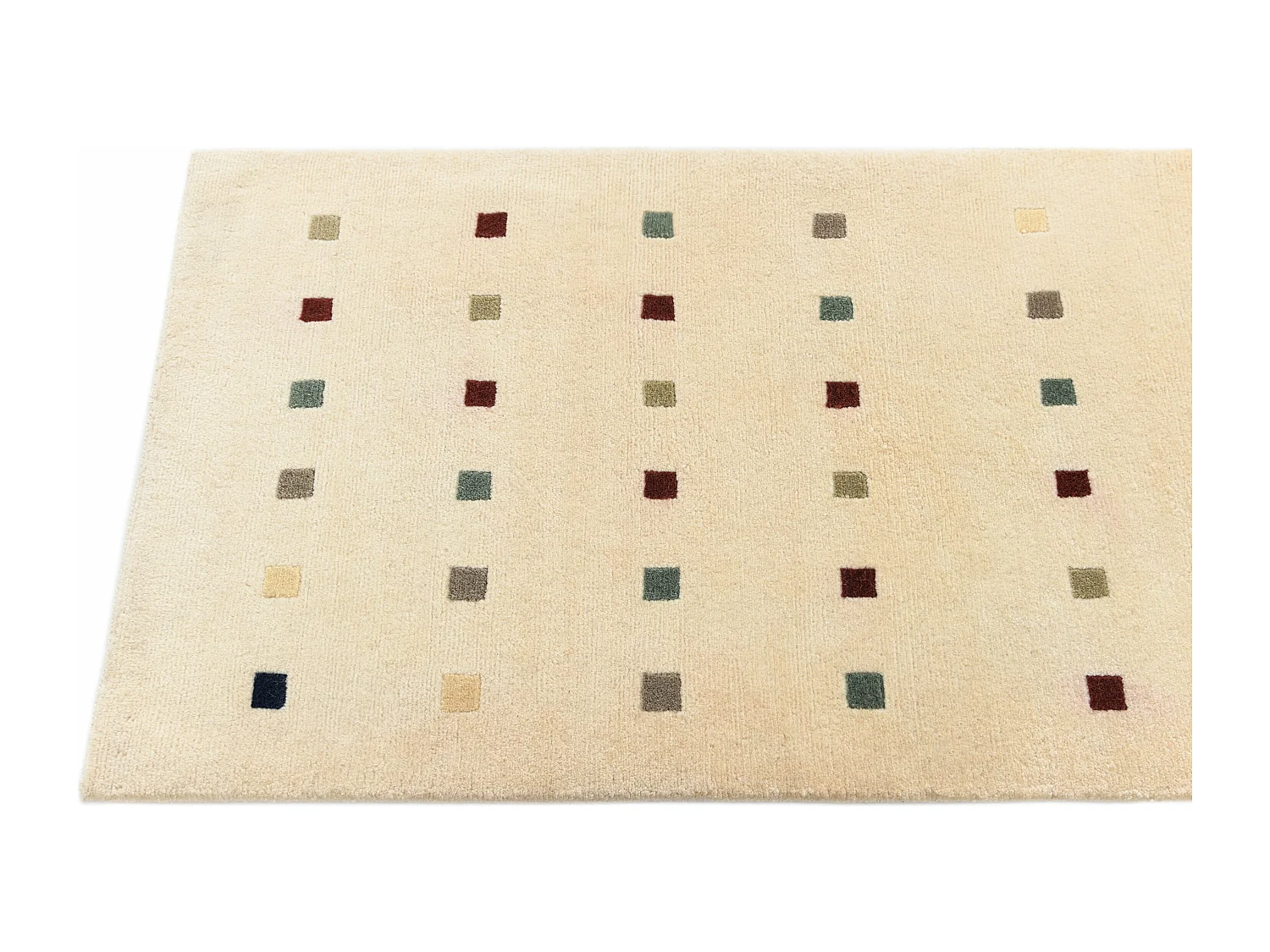Tappeto per corridoio in lana 76x269 beige Darya
