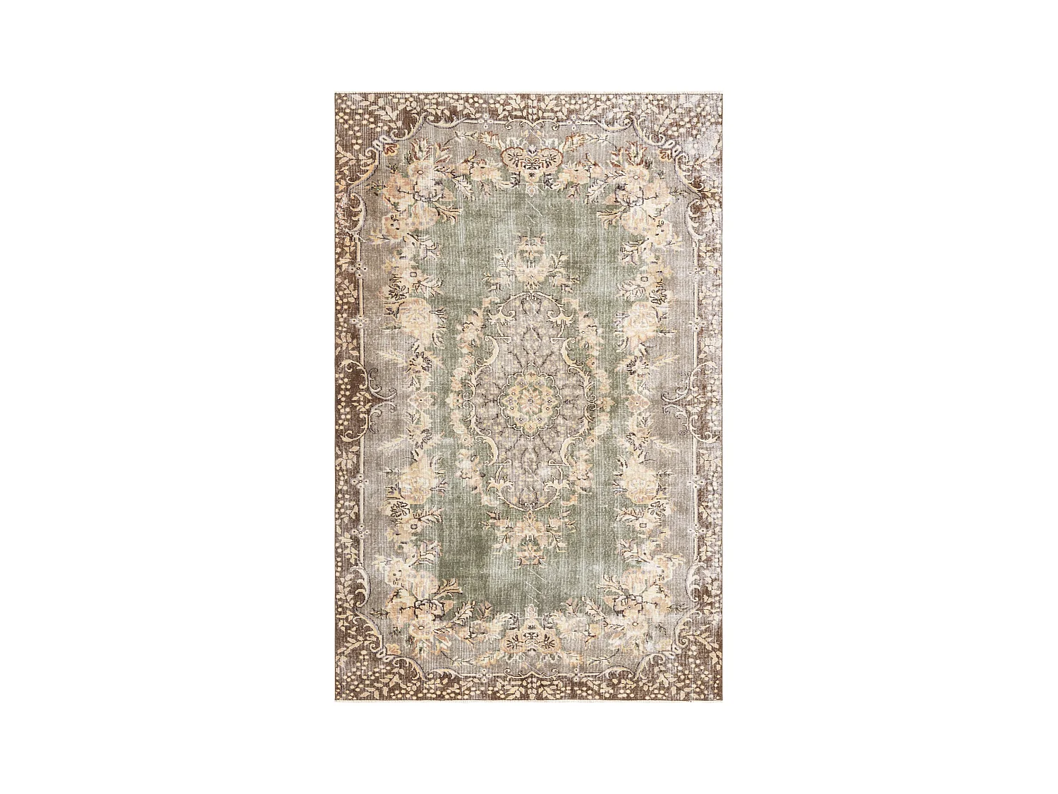 Tappeto in lana 183x287 marrone Ultra Vintage