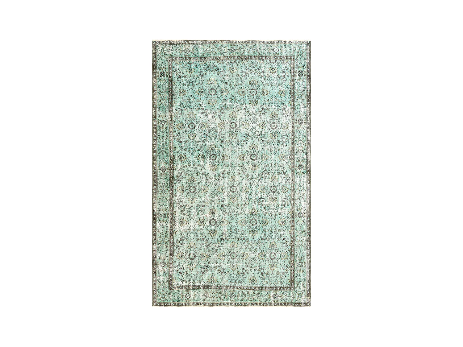 Tapis de laine 178x300 vert Ultra Vintage