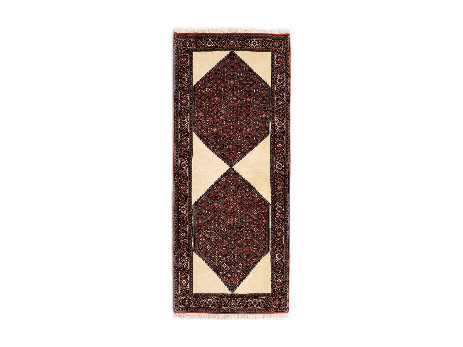 Loper-Woltapijt 190x77 Rood Bidjar