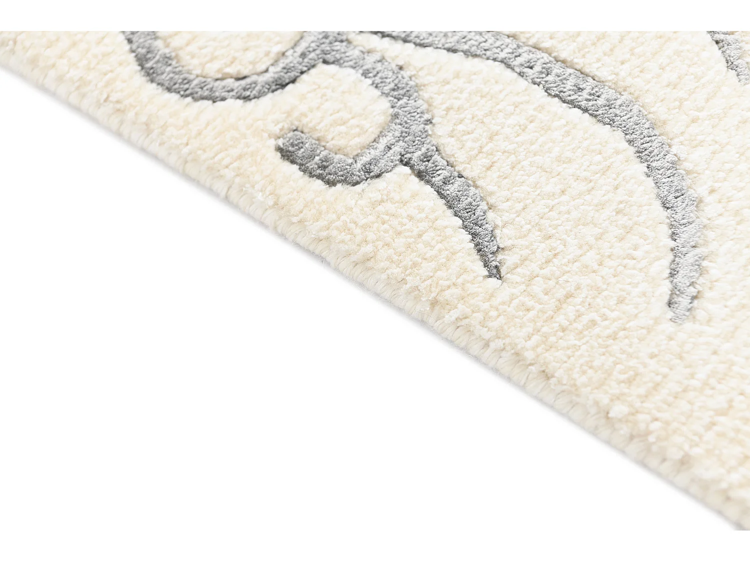 Läufer-Wollteppich 79x206 Beige Darya