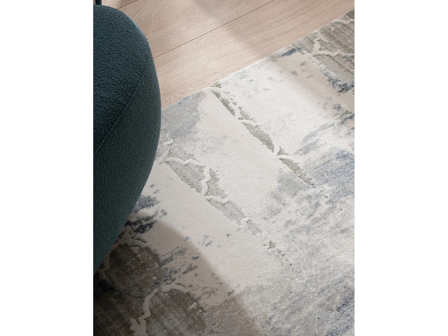 Tapijt 275x185 Blauw Davos Mesh