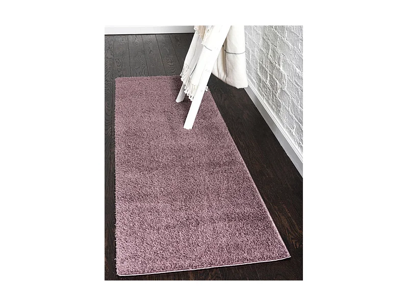Hochflorteppich 62x185 Lila Luzern