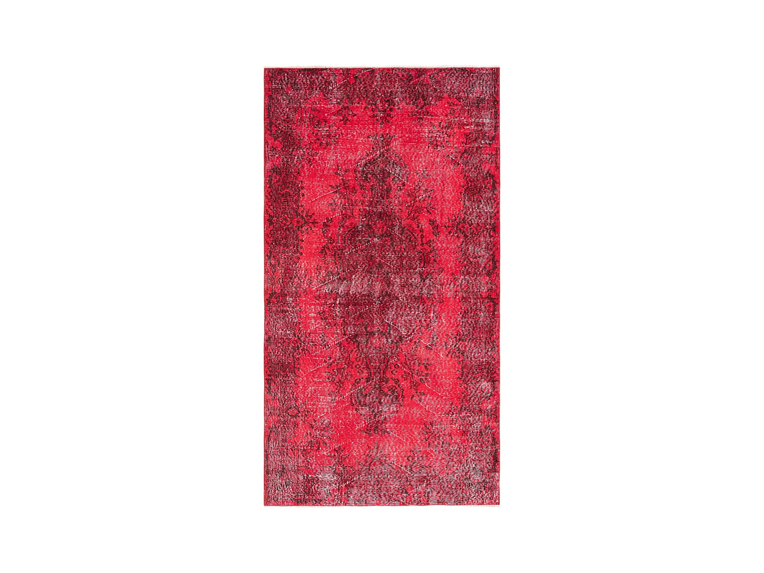 Tapis de laine 114x213 rouge Ultra Vintage
