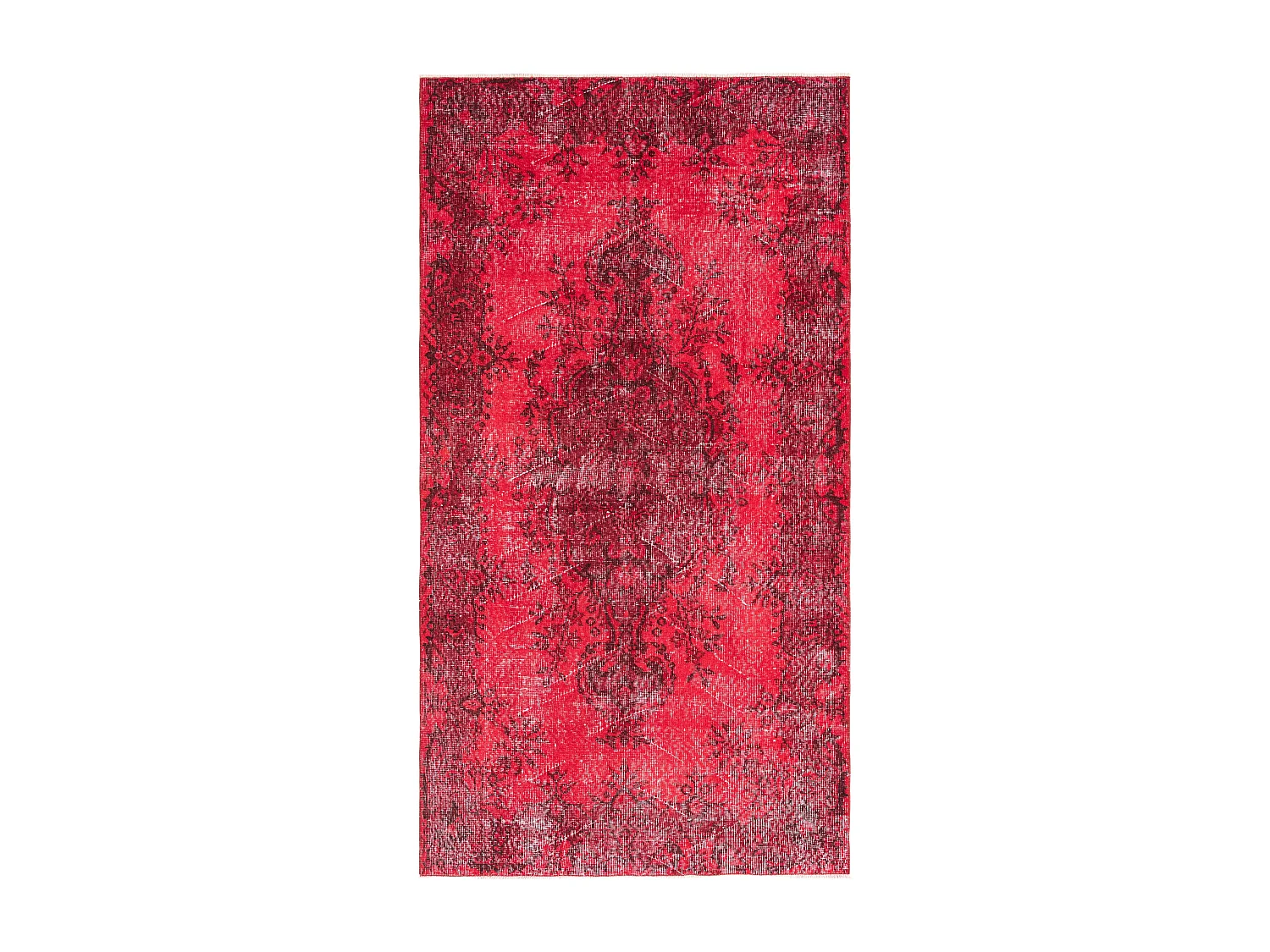 Tapis de laine 114x213 rouge Ultra Vintage