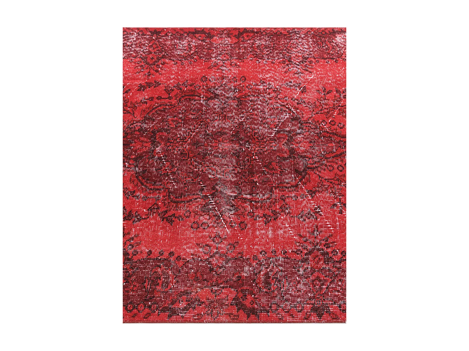 Tapis de laine 114x213 rouge Ultra Vintage