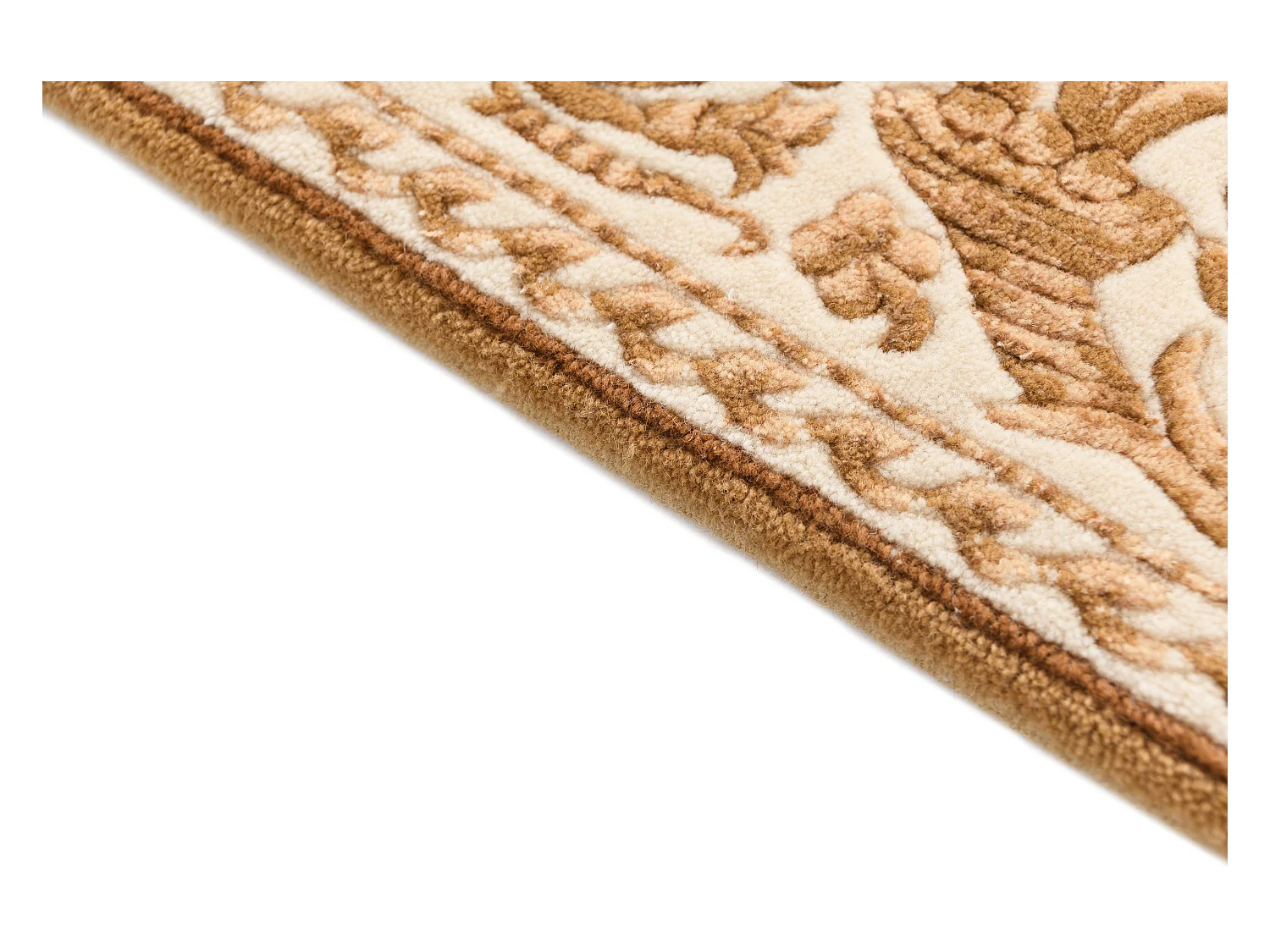 Tapis de couloir en laine 81x300 brun Darya