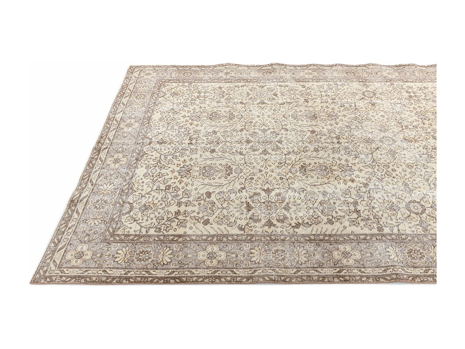 Tapis de laine 165x284 brun Ultra Vintage