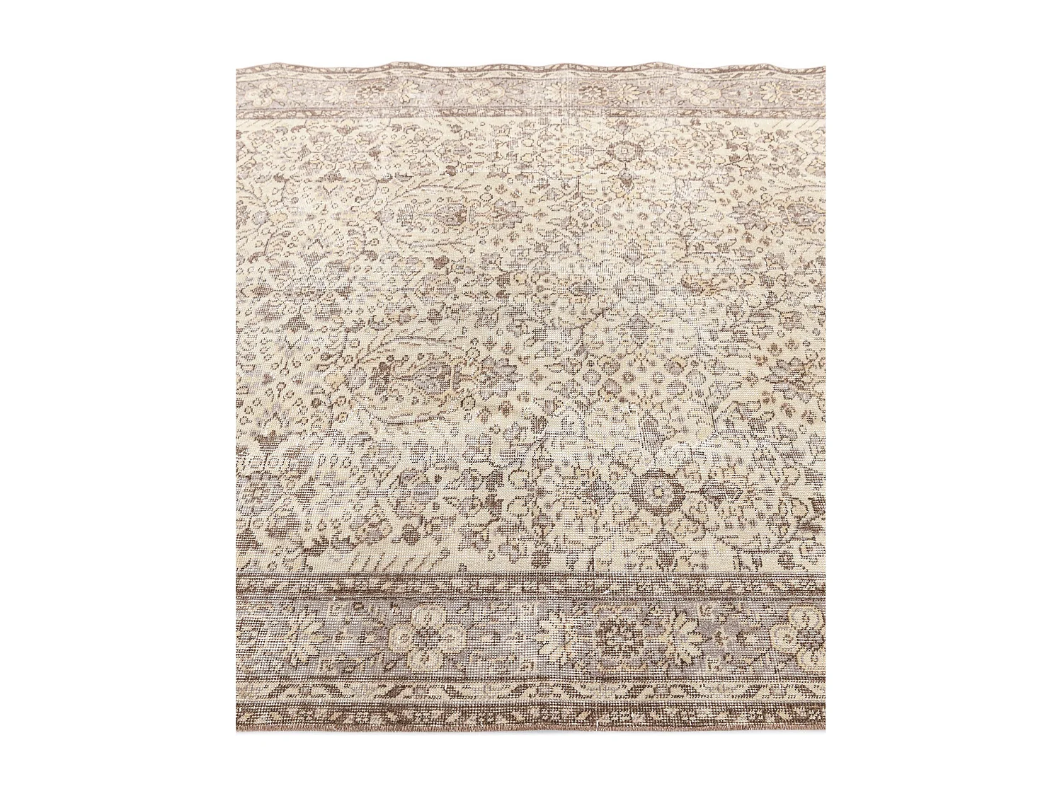 Tapis de laine 165x284 brun Ultra Vintage