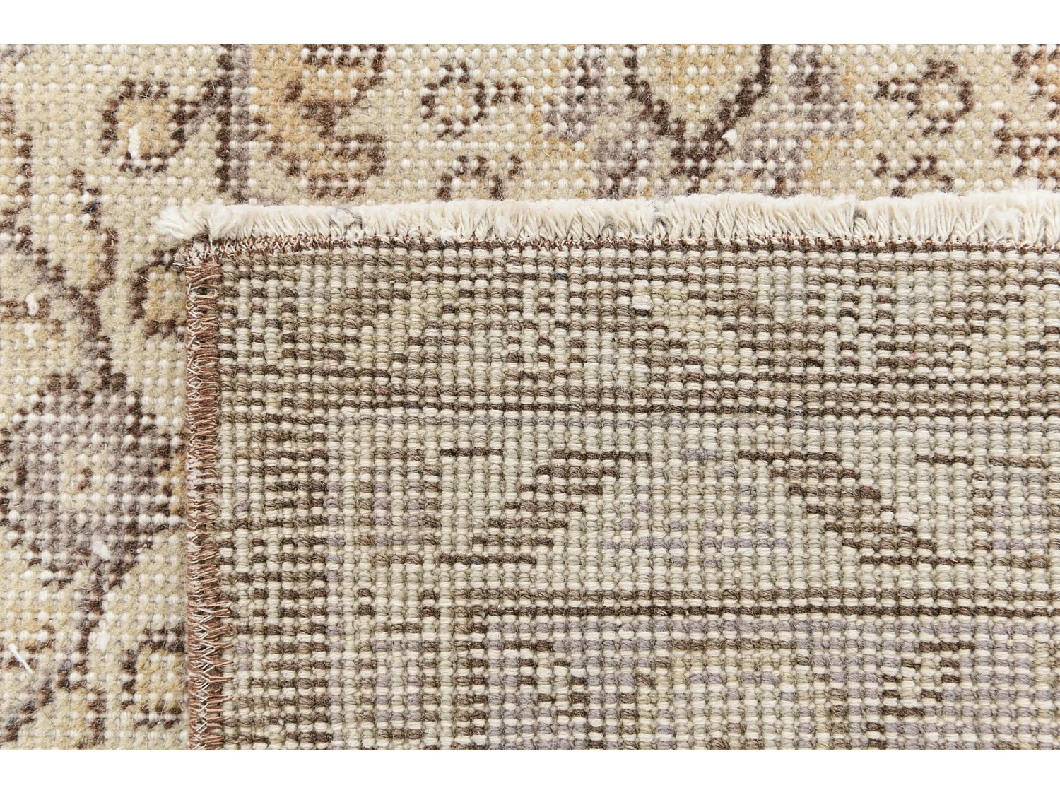 Tapis de laine 165x284 brun Ultra Vintage