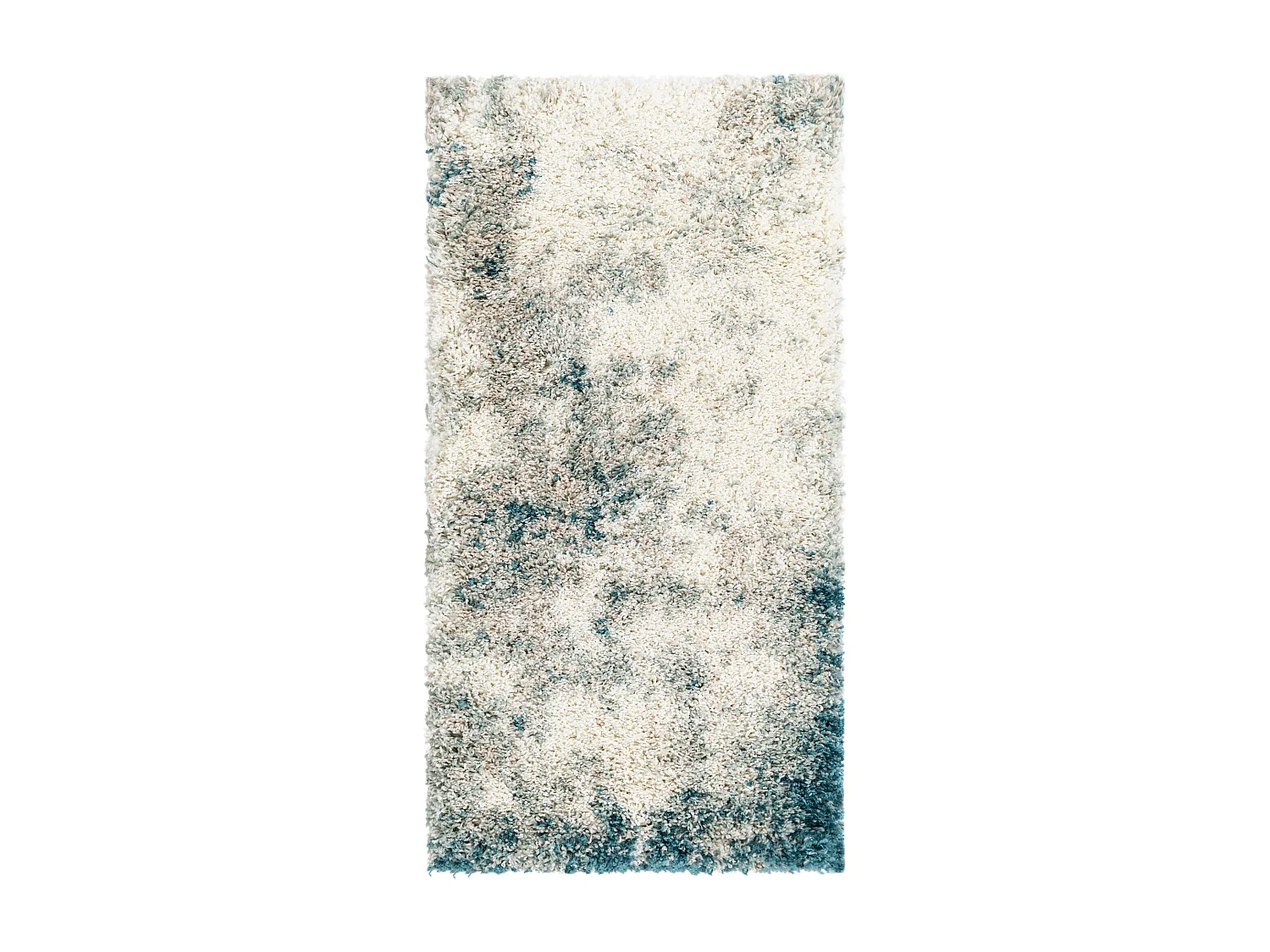 Tapis shaggy 80x305 beige - vert Lachen Haze