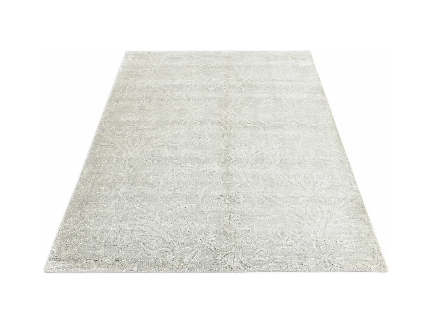 Tapis de laine 130x188 gris Darya