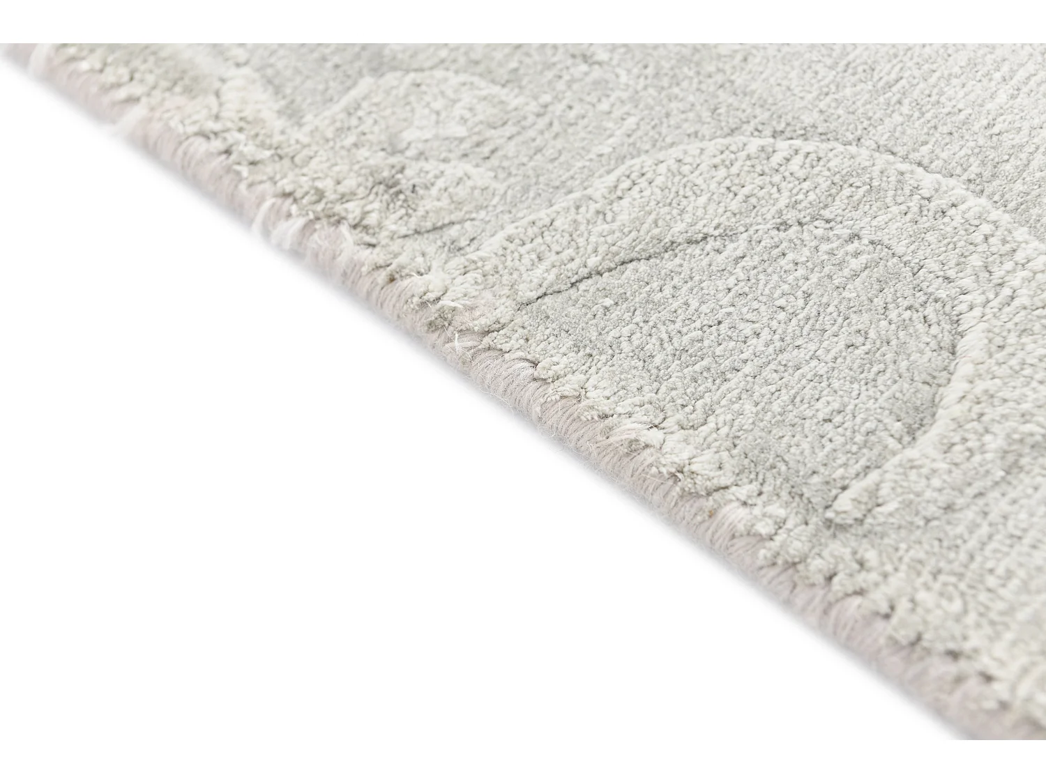 Tapis de laine 130x188 gris Darya