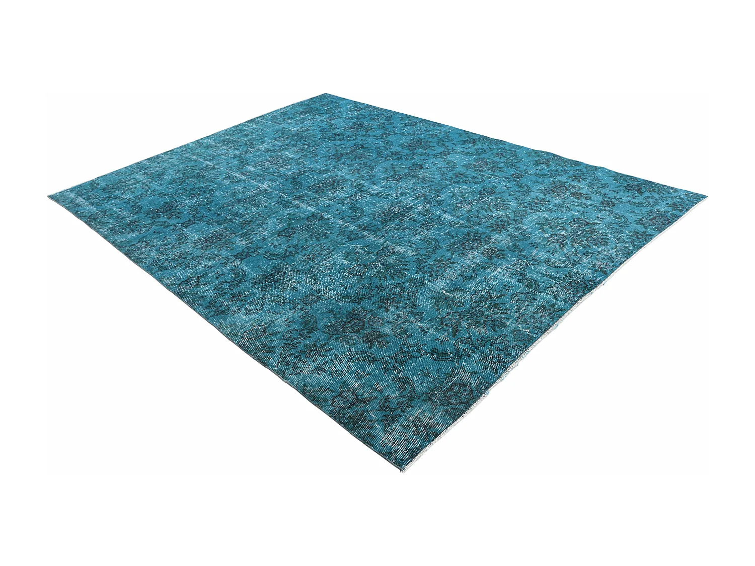 Wollteppich 203x277 Blau Ultra Vintage