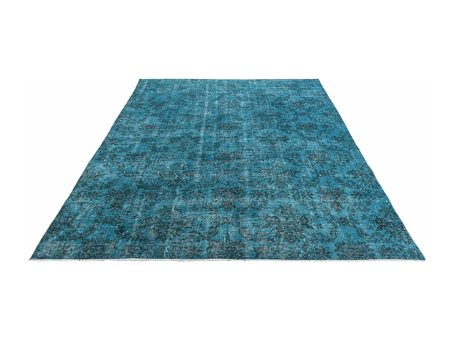 Wollteppich 203x277 Blau Ultra Vintage