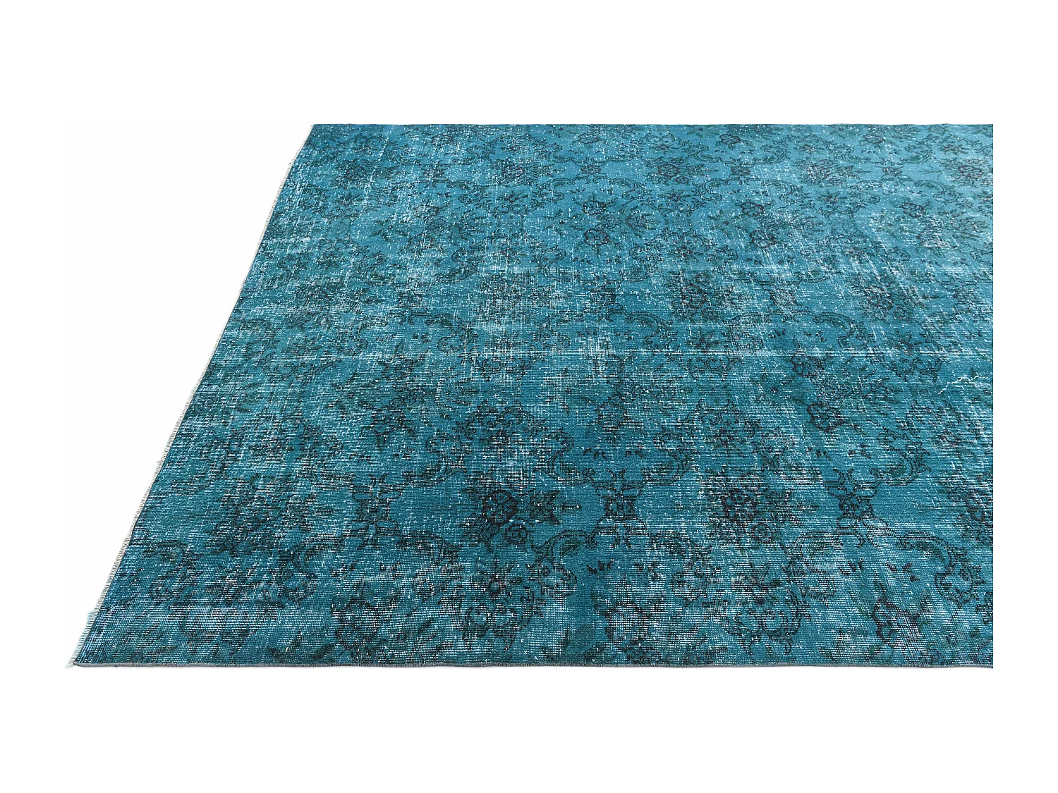 Wollteppich 203x277 Blau Ultra Vintage