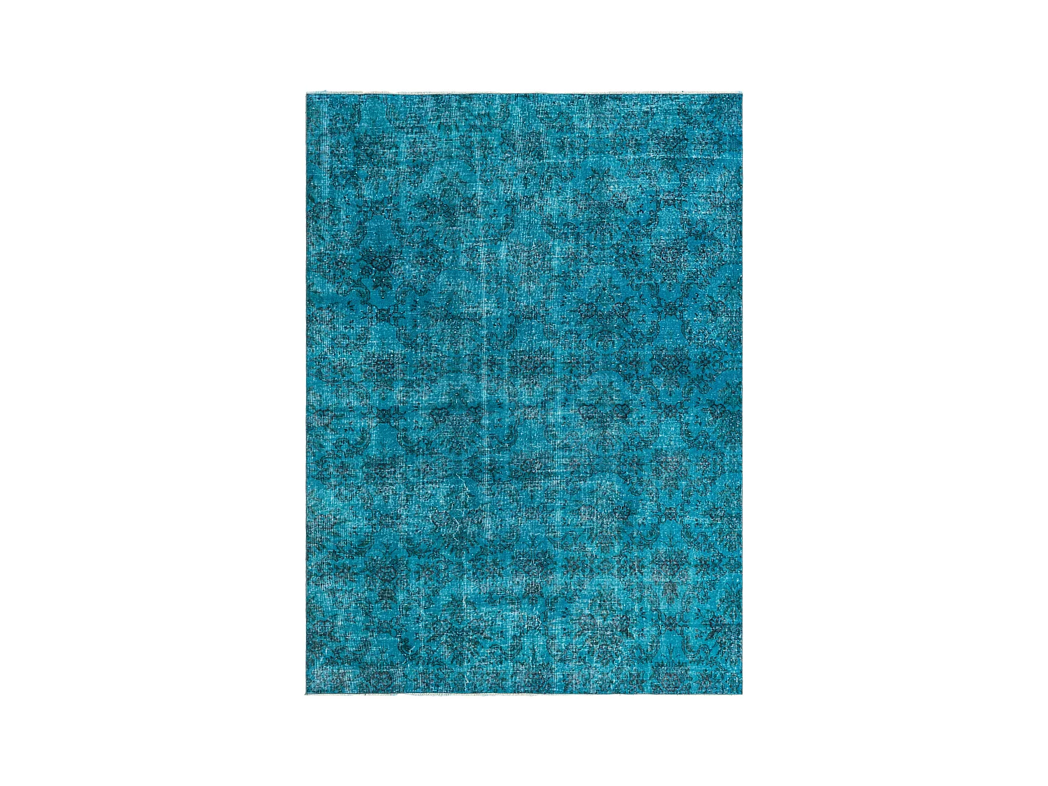 Tapis de laine 203x277 Bleu Ultra Vintage