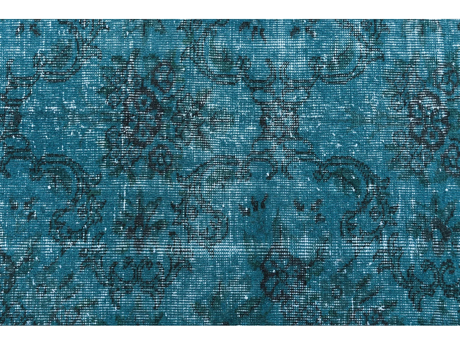 Tapis de laine 203x277 Bleu Ultra Vintage