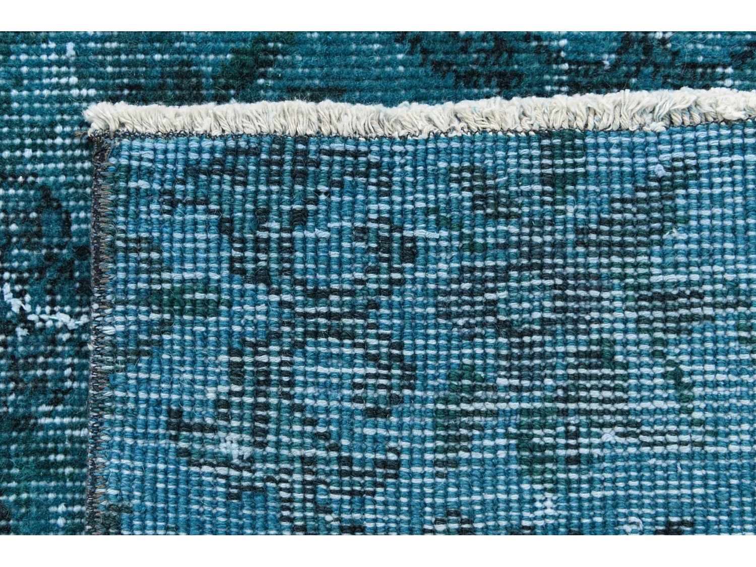 Tapis de laine 203x277 Bleu Ultra Vintage